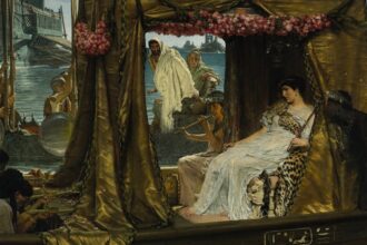 The Meeting of Antony and Cleopatra (1885), by Lawrence Alma-Tadema