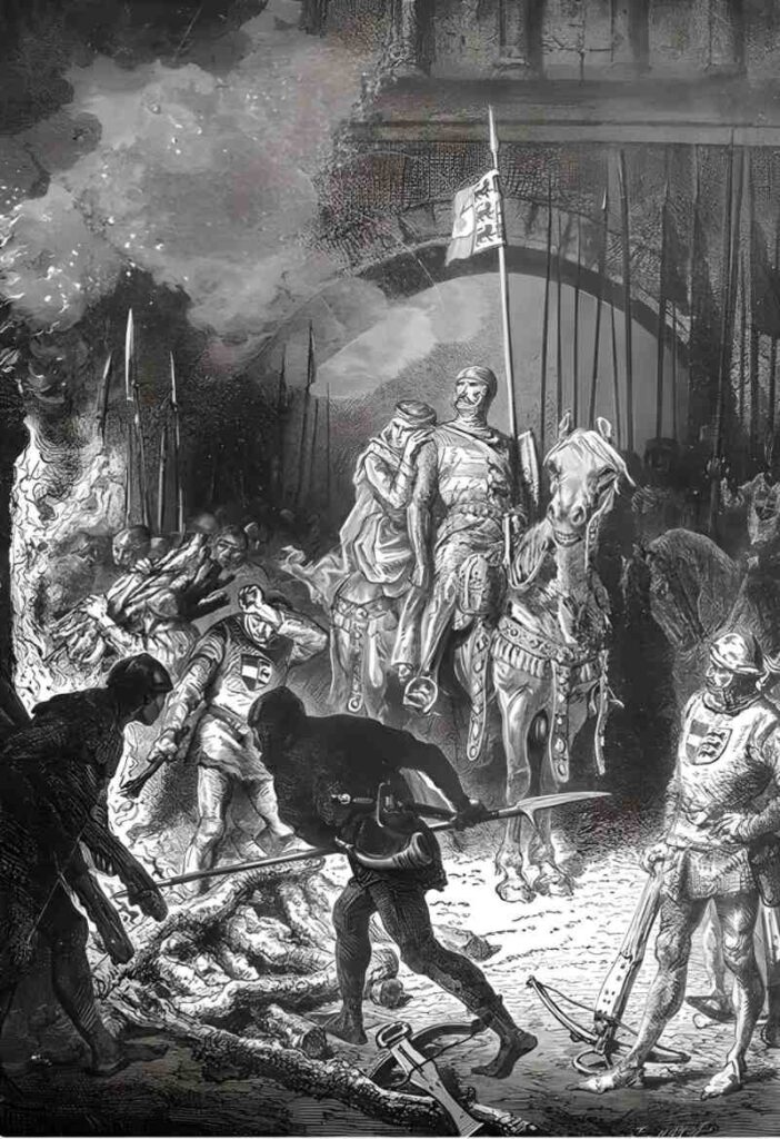 El Cid (1040-1099) bir düşmanın idamını emrederken