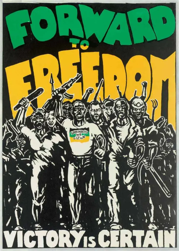 uMkhonto we Sizwe posteri, Afrika Efemera Koleksiyonu, Indiana Üniversitesi aracılığıyla
