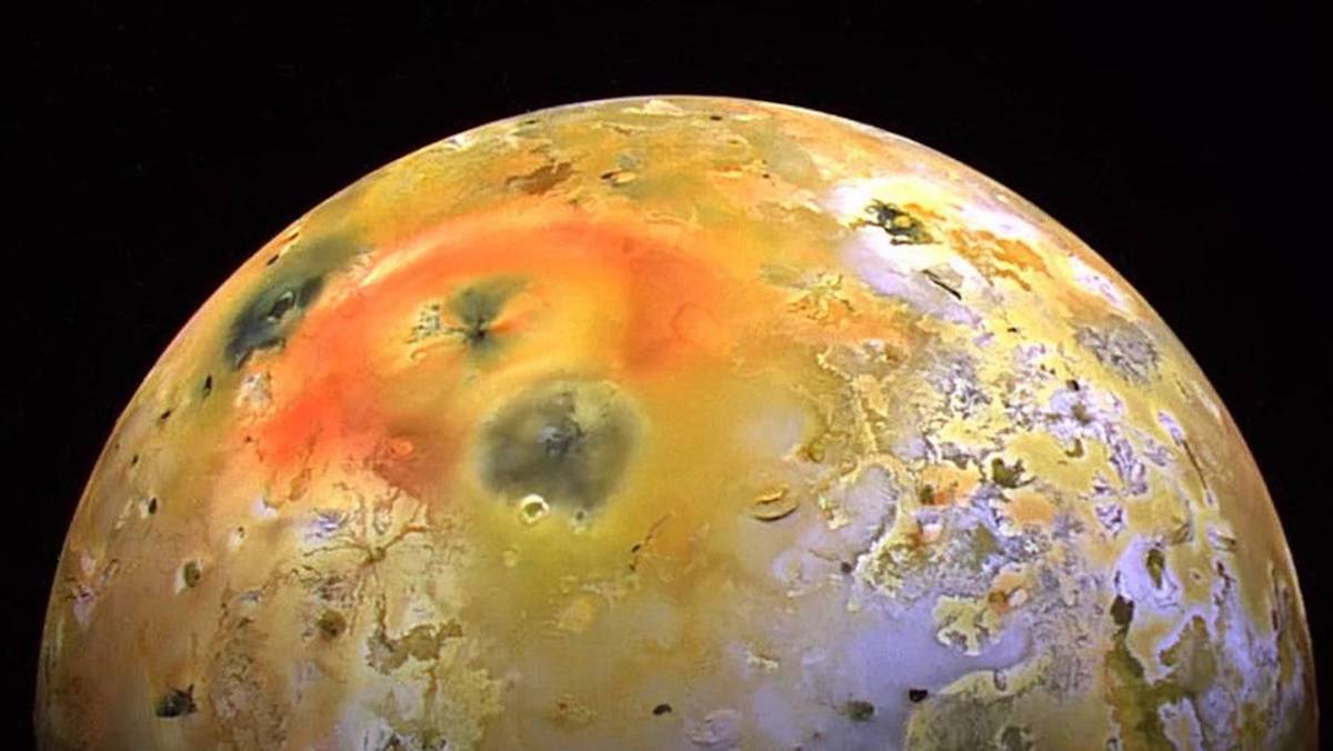 Jüpiter'in uydusu Io.