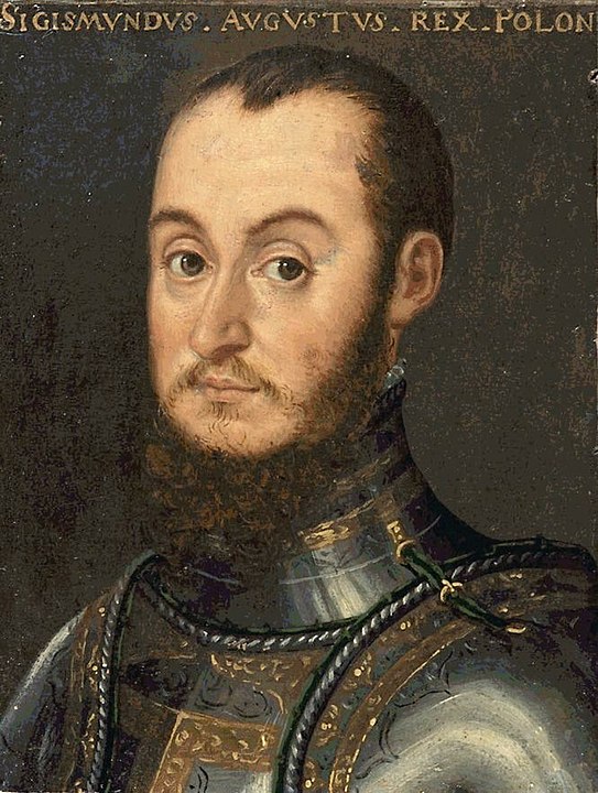 II. Zygmunt August'un zırhlı portresi.