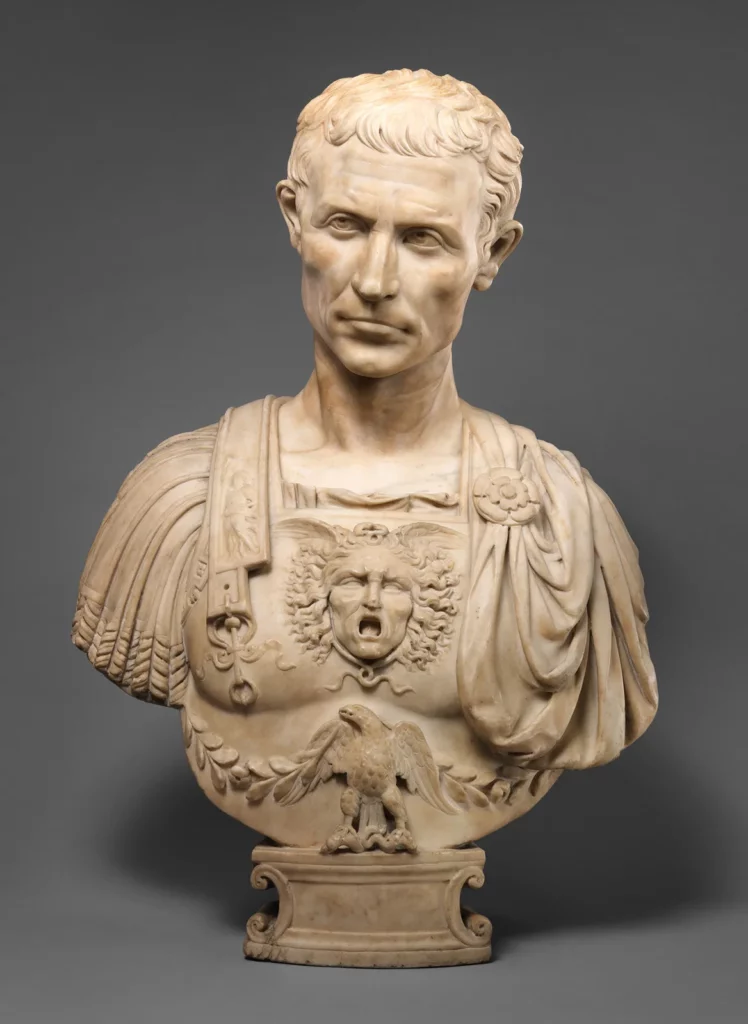 Julius-Caesar, mermer heykel Andrea di Pietro.