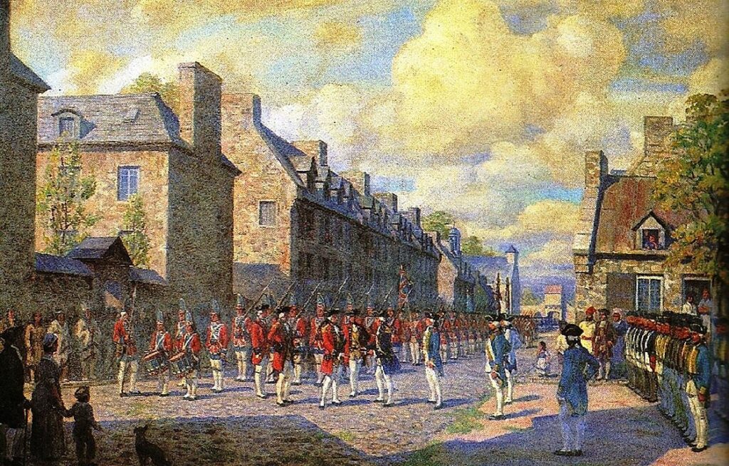 Fransız yetkililer 1760 yılında Montreal'i İngiliz kuvvetlerine teslim etti.
