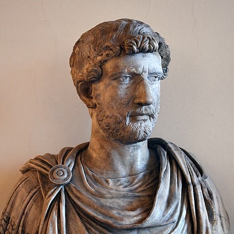 Venedik'teki Hadrianus büstü.