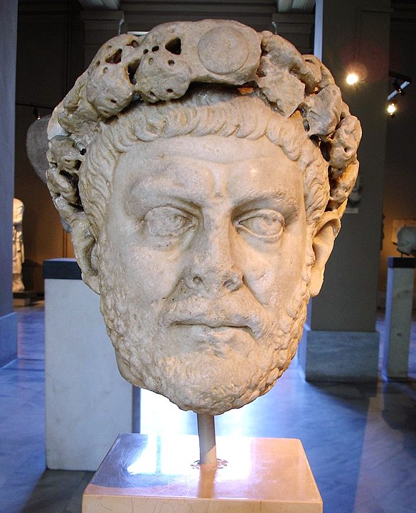 Diocletianus'un İstanbul Arkeoloji Müzesi'ndeki büstü.