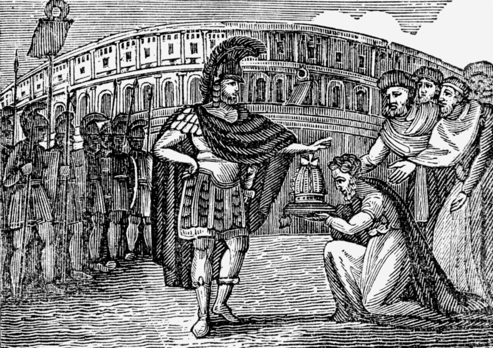 Belisarius'un Gotlar tarafından teklif edilen İtalya tacı