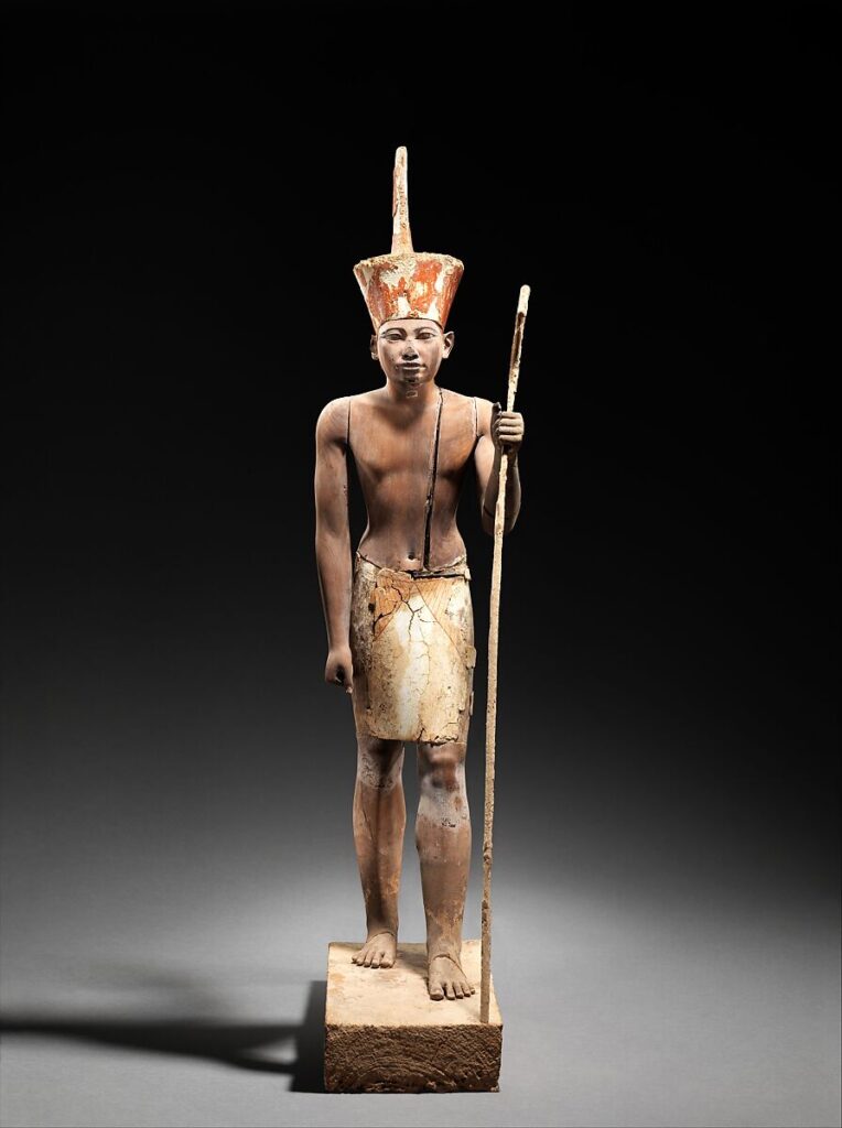 12. Hanedan Boyalı Ahşap Koruyucu Figürü, MÖ 1919-1885. Kaynak: The Metropolitan Museum of Art, New York.