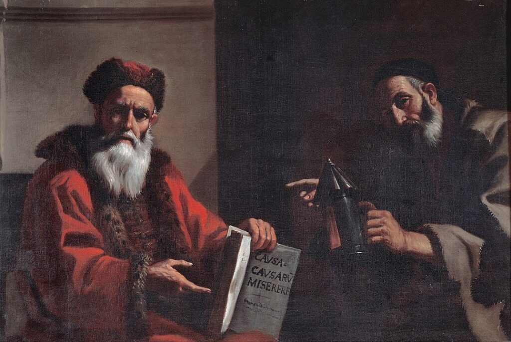 Mattia Preti tarafından Platon ve Diogenes (17. yüzyıl)
