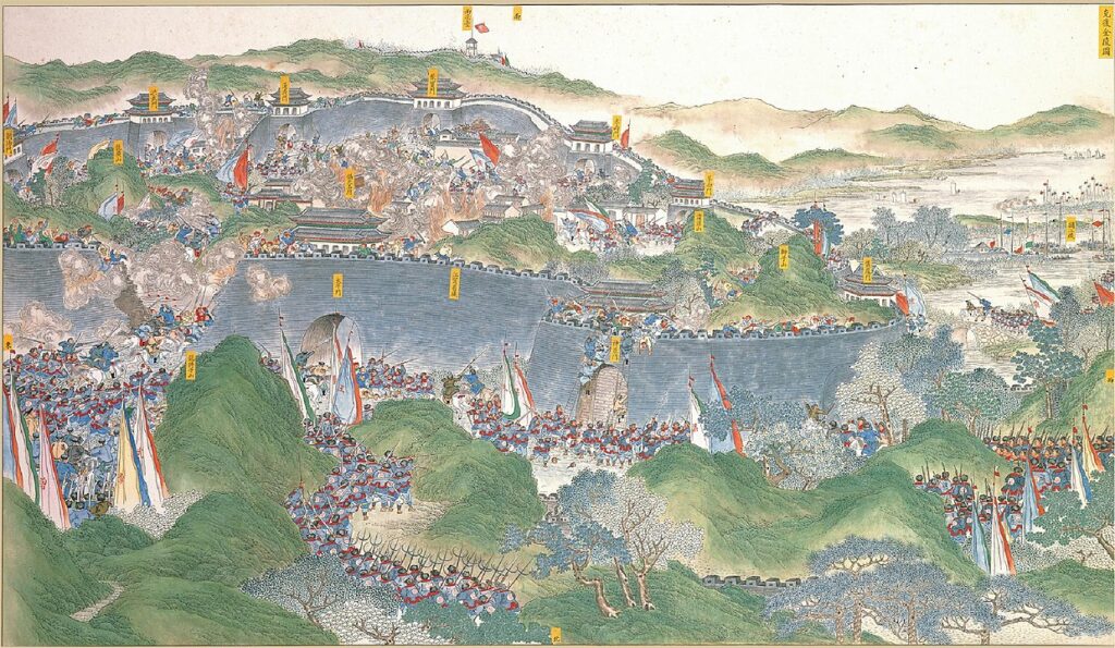Nanjing'in Qing birlikleri tarafından geri alınması
