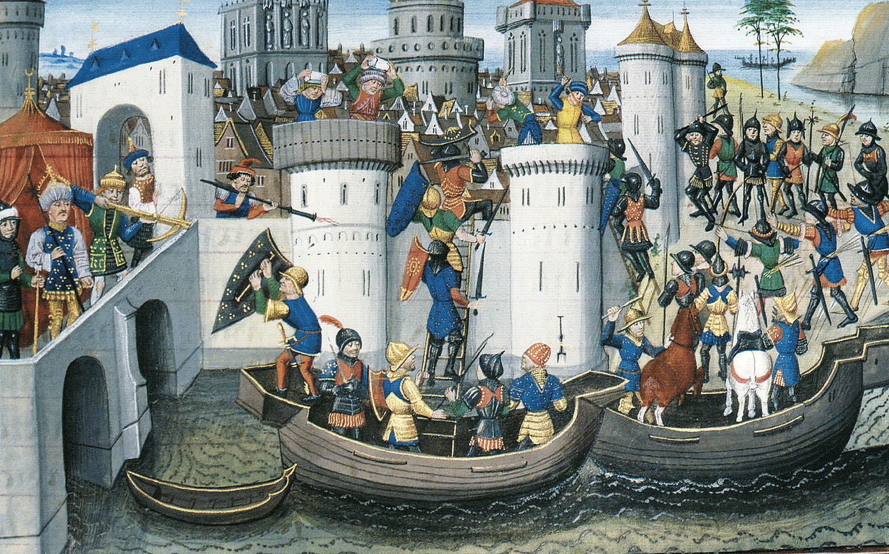 Konstantinopolis'in 1204'te Haçlılar Tarafından Fethi.
