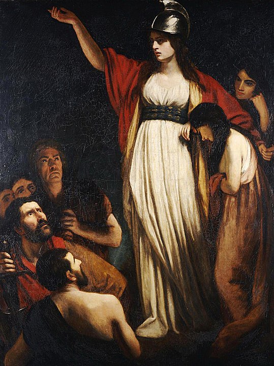 Boadicea Haranguing the Britons (Boadicea Britanyalılara Nutuk Atarken).