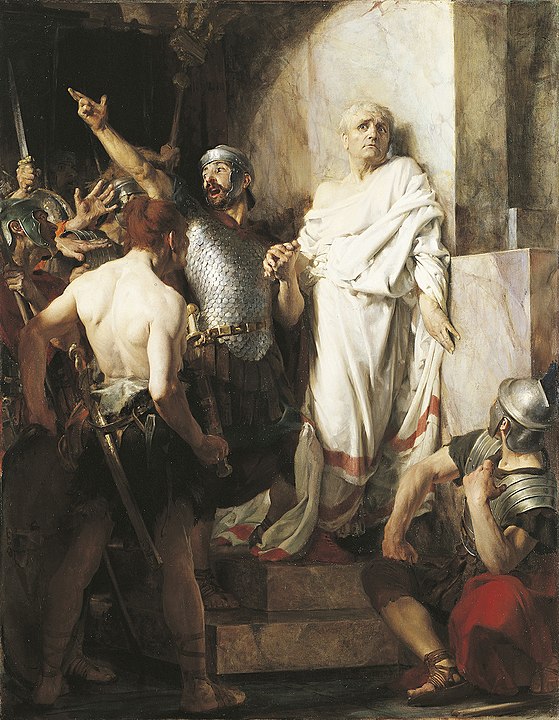 Claudius Proclaimed Emperor-Claudius İmparator İlan Edildi, Charles Lebayle.