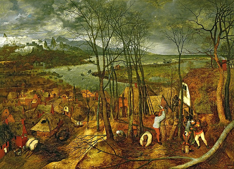 Pieter Brueghel the Elder'in mevsim resimleri serisinden: Kasvetli Gün (De sombere dag)