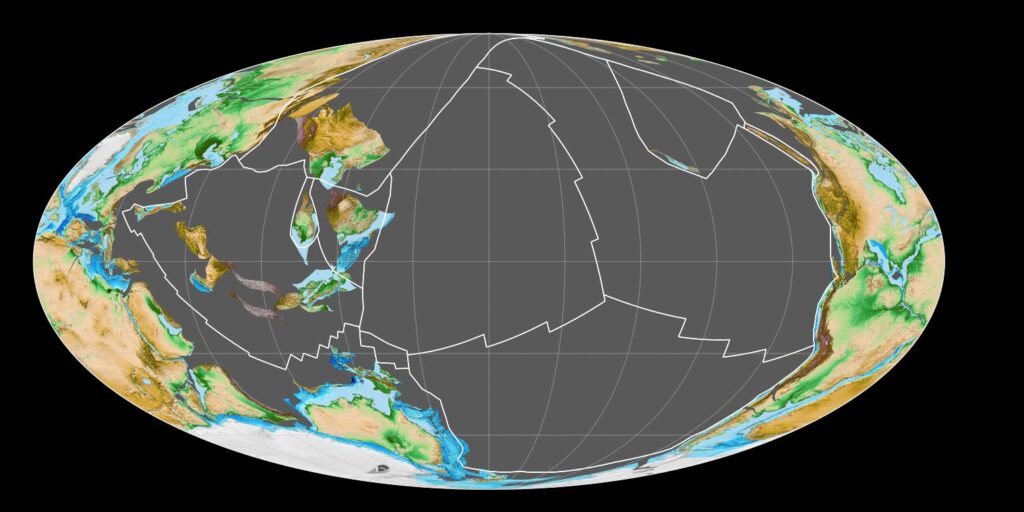 Panthalassa süper okyanusu 250 milyon yıl önce tetis okyanusu