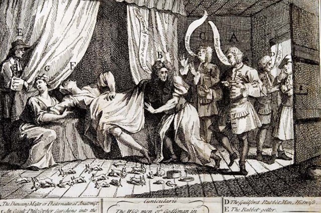 Dangers of Childbirth; by William Hogarth (1726)