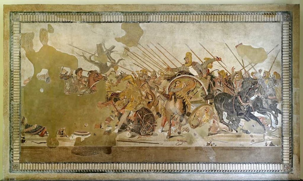 İskender Mozaiği, aynı zamanda İssos Muharebesi Mozaiği
