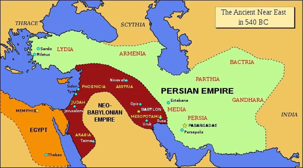 Büyük Kiros'un Babil'i işgalinden önceki Antik Yakın Doğu
