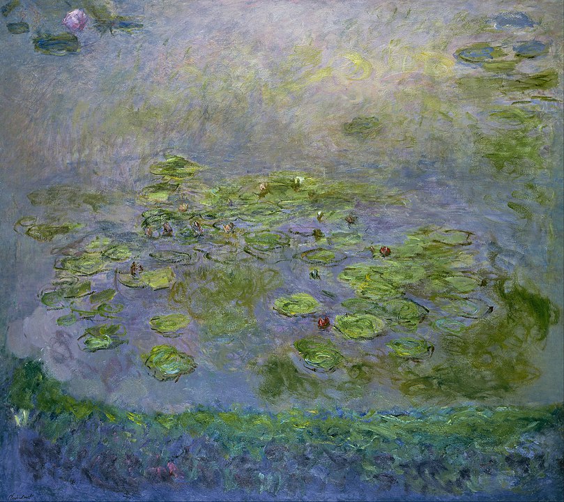 Claude Monet'nin Nymphéas (Nilüferler) 
