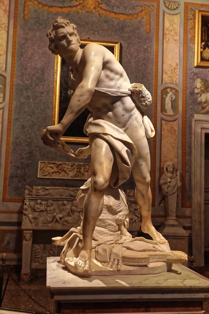 Giovanni Bernini'nin 1623-24 tarihli Davut 