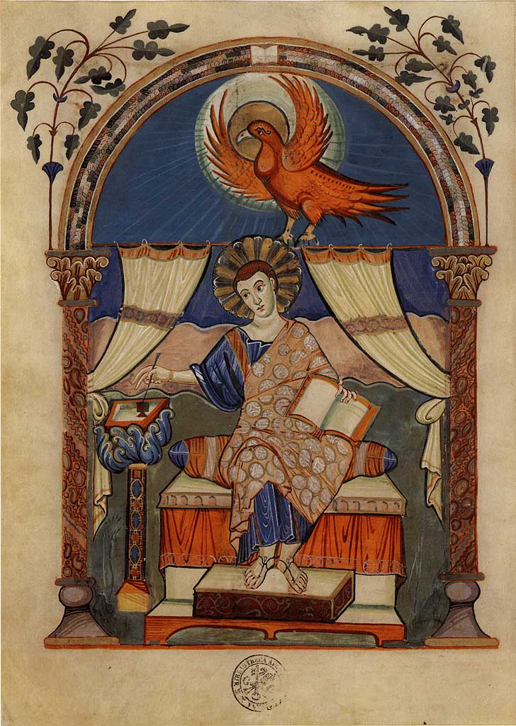 Lorsch İncilleri 778-820. Charlemagne'ın Saray Okulu.
