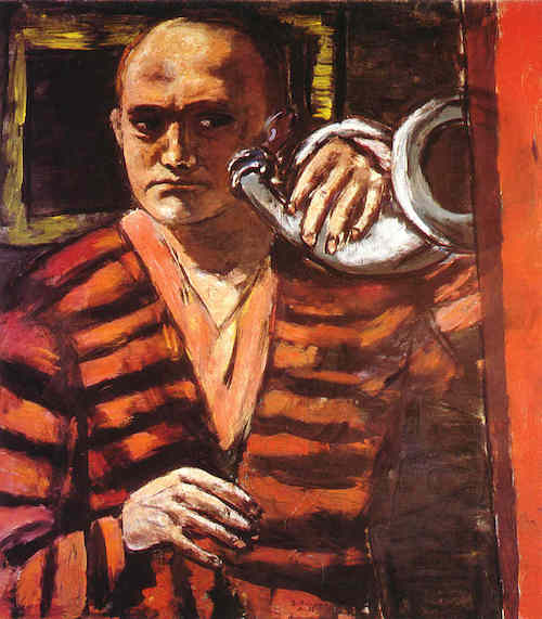 Max Beckmann'ın 1938-1940 yılları arasında yaptığı otoportresi.