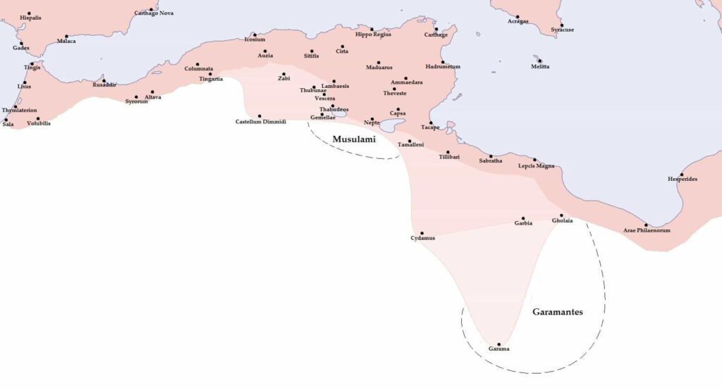 Septimius Severus döneminde Afrika sınırlarının genişlemesi 