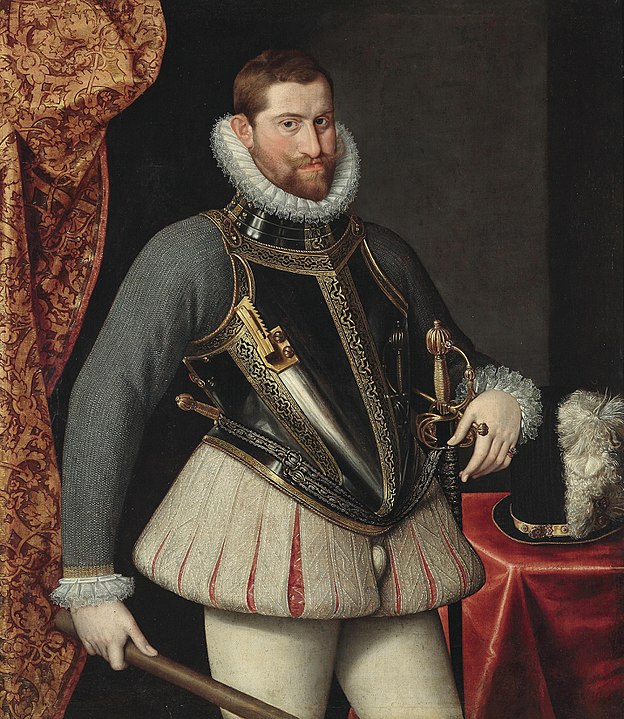 Rudolf II'nin Martino Rota tarafından yapılmış portresi.
