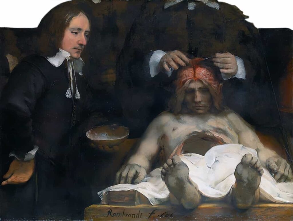 Dr. Deijman'ın Anatomi Dersi, Rembrandt, 1656