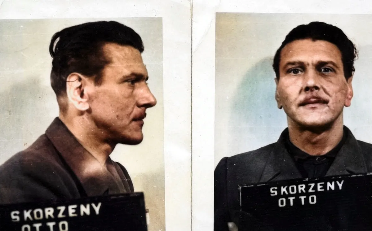 Otto Skorzeny'nin savaş sonrası fotoğrafları.