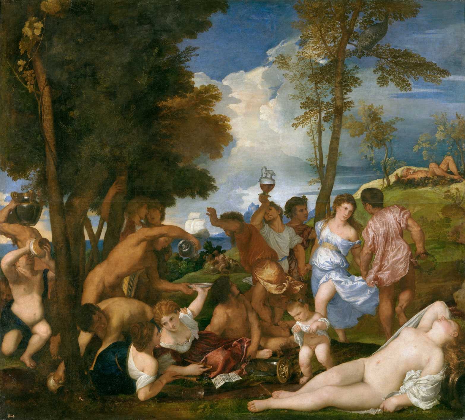 Andrianların Bacchanal'ı'ı ya da Andrialılar, Titian tarafından yapılmış bir yağlı boya tablodur.