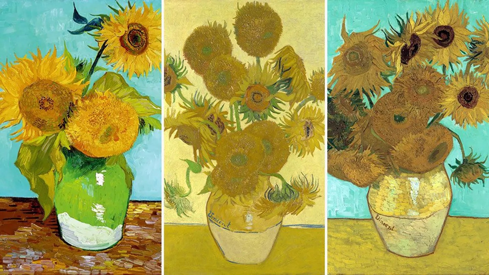 Van Gogh'un çift sarmallı ayçiçekleri