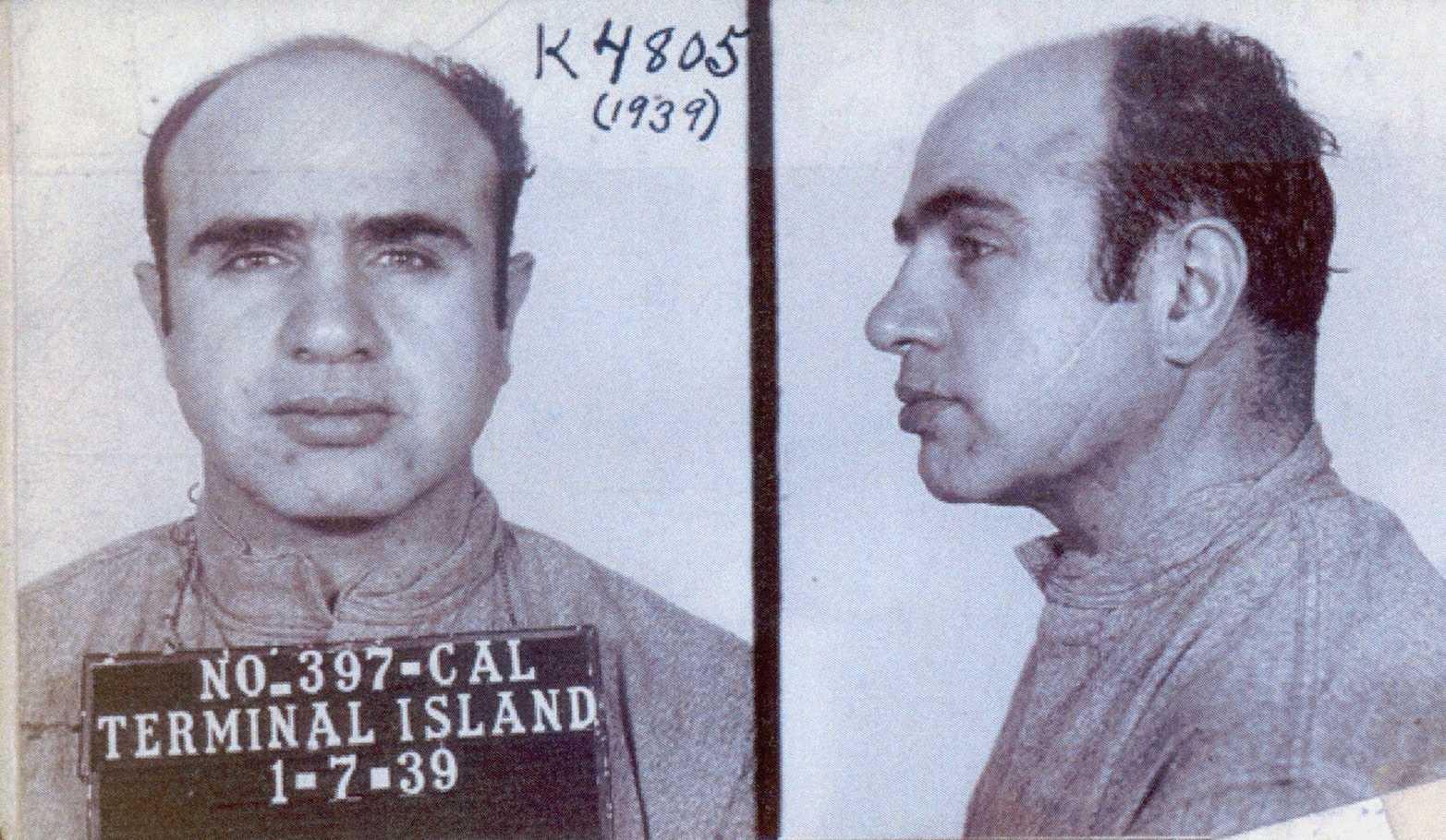 Al Capone'un 1939'daki sabıka fotoğrafı