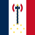 Vichy Fransası Devlet Başkanı Philippe Pétain'in kişisel bayrağı (Chef de l'État Français)