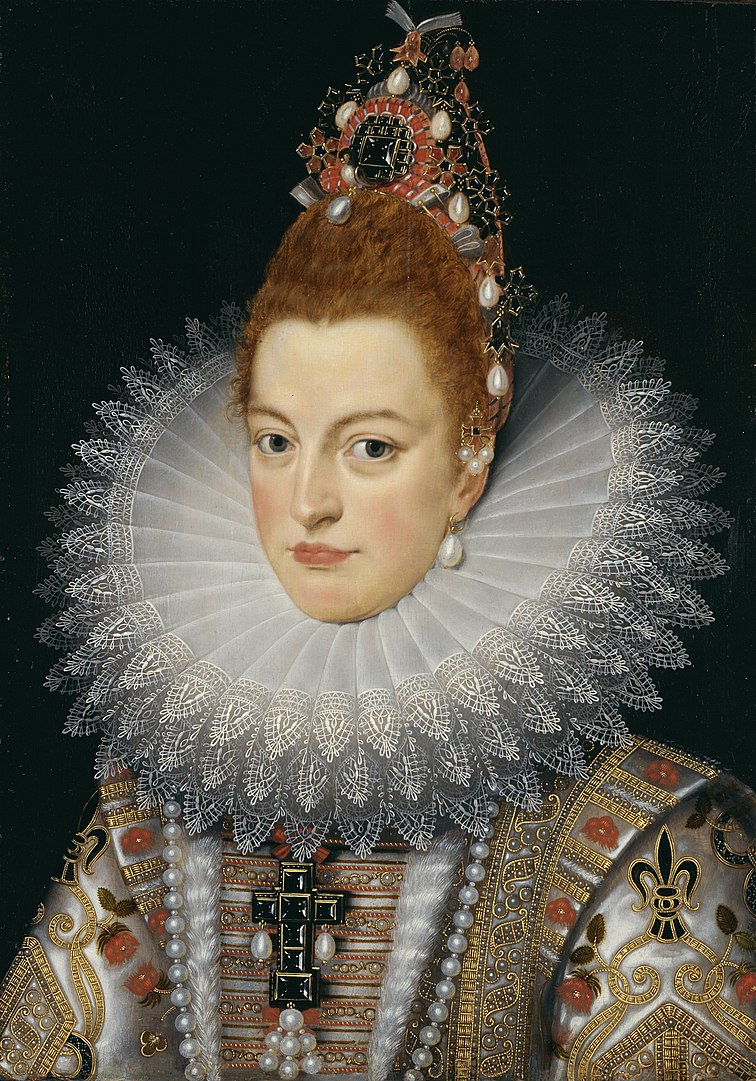 Avusturya Arşidüşesi İspanyol Isabella Clara Eugenia'nın portresi.