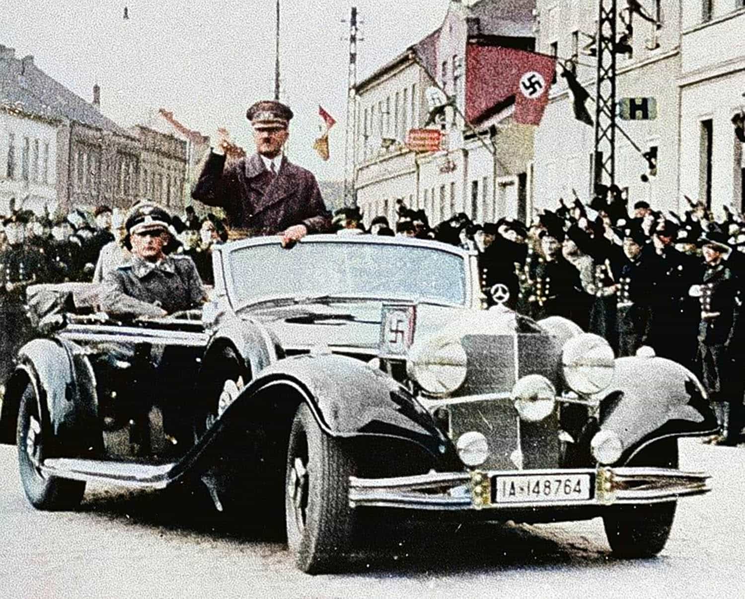 Hitler'in Mercedes-Benz 770'i ya da "Großer Mercedes". 