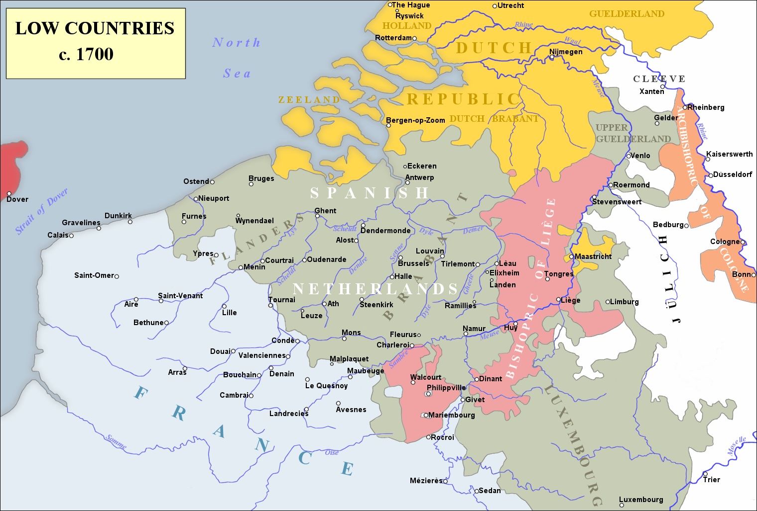 ispanyol hollandası 1700