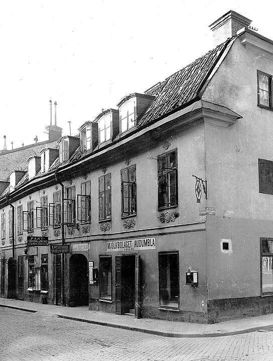 Alfred Nobel'in Stockholm'deki Norrlandsgatan'da bulunan doğum yeri.