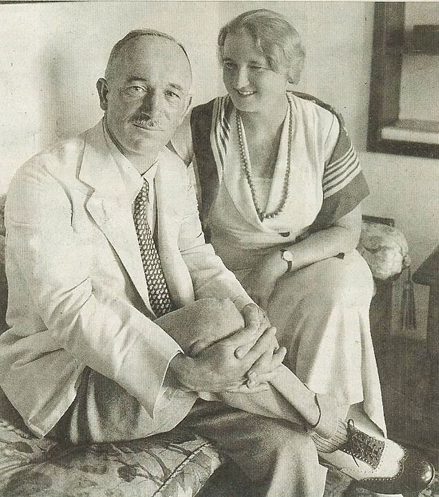 Edvard Beneš, eşi Hana ile 1934'te.