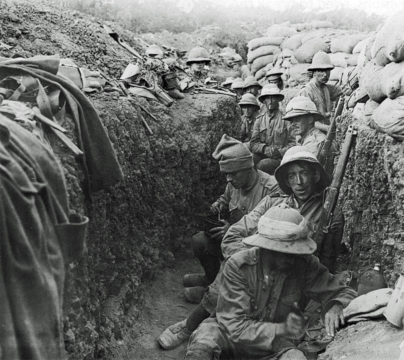 İrlanda Kraliyet Piyadeleri'nin birlikleri 1915 Sonbaharında Gelibolu'da görev yapıyor