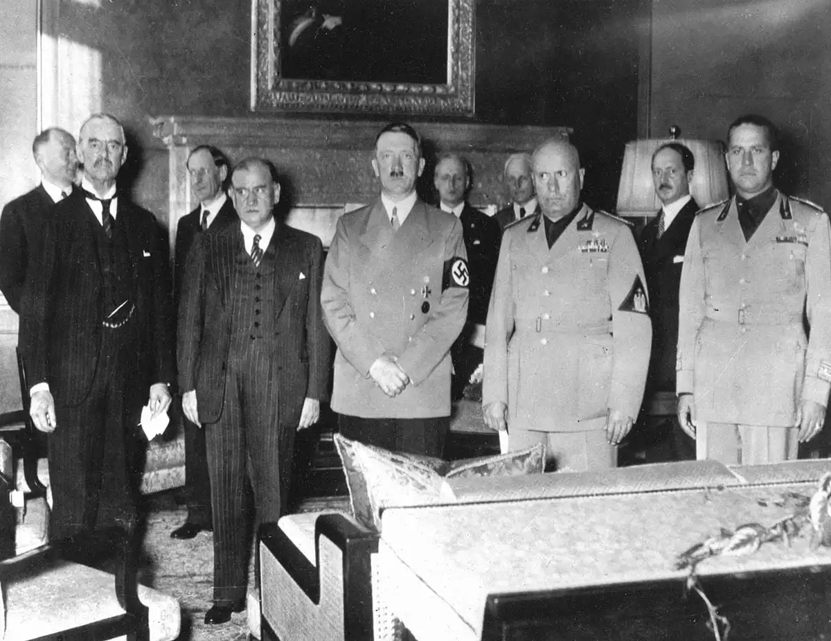 Avrupa Liderleri Münih'te, 1938.