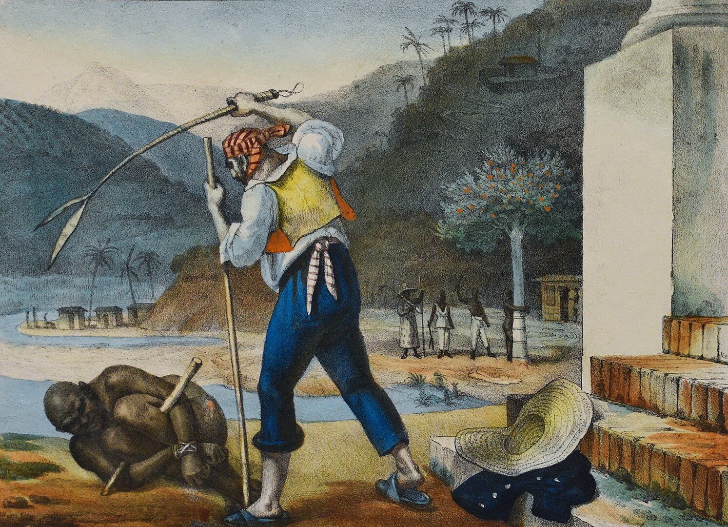 Jean-Baptiste Debret'den Brezilya'da Kölelik, 19. yüzyılın ilk yarısı.