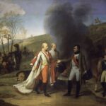 Napolyon ve Francis II Austerlitz Muharebesi'nden sonra.