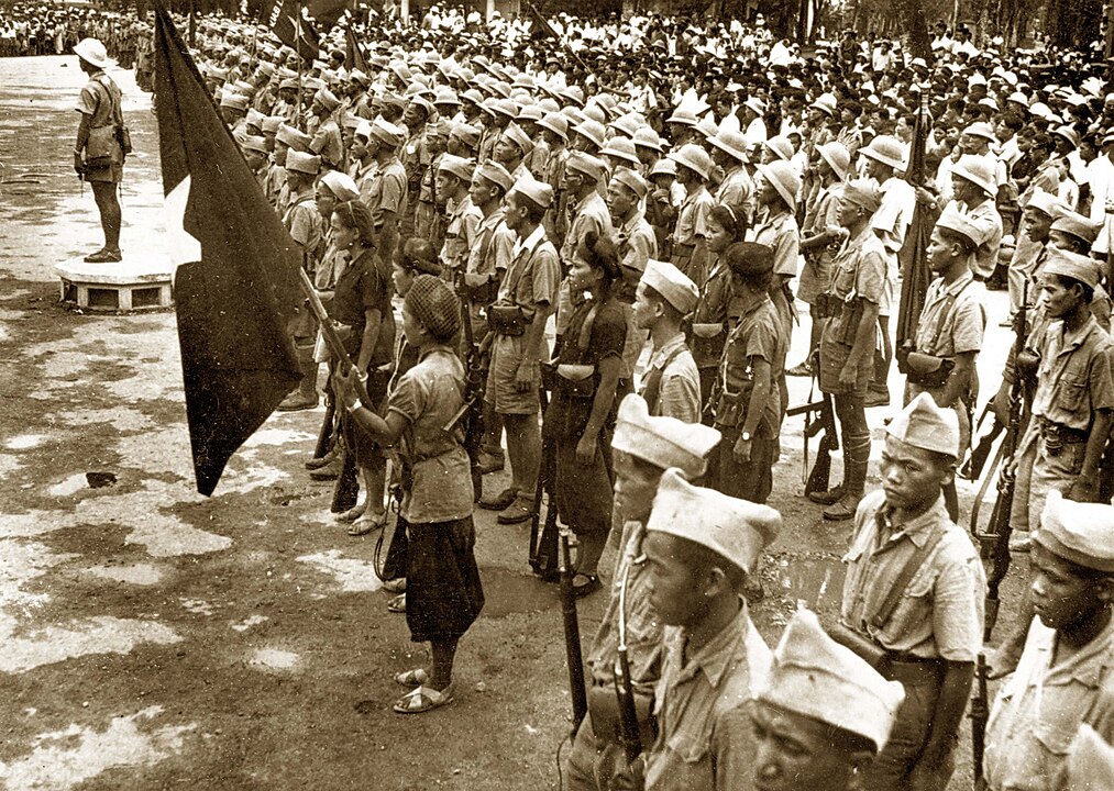 Viet Minh birlikleri 2 Eylül 1945'te
