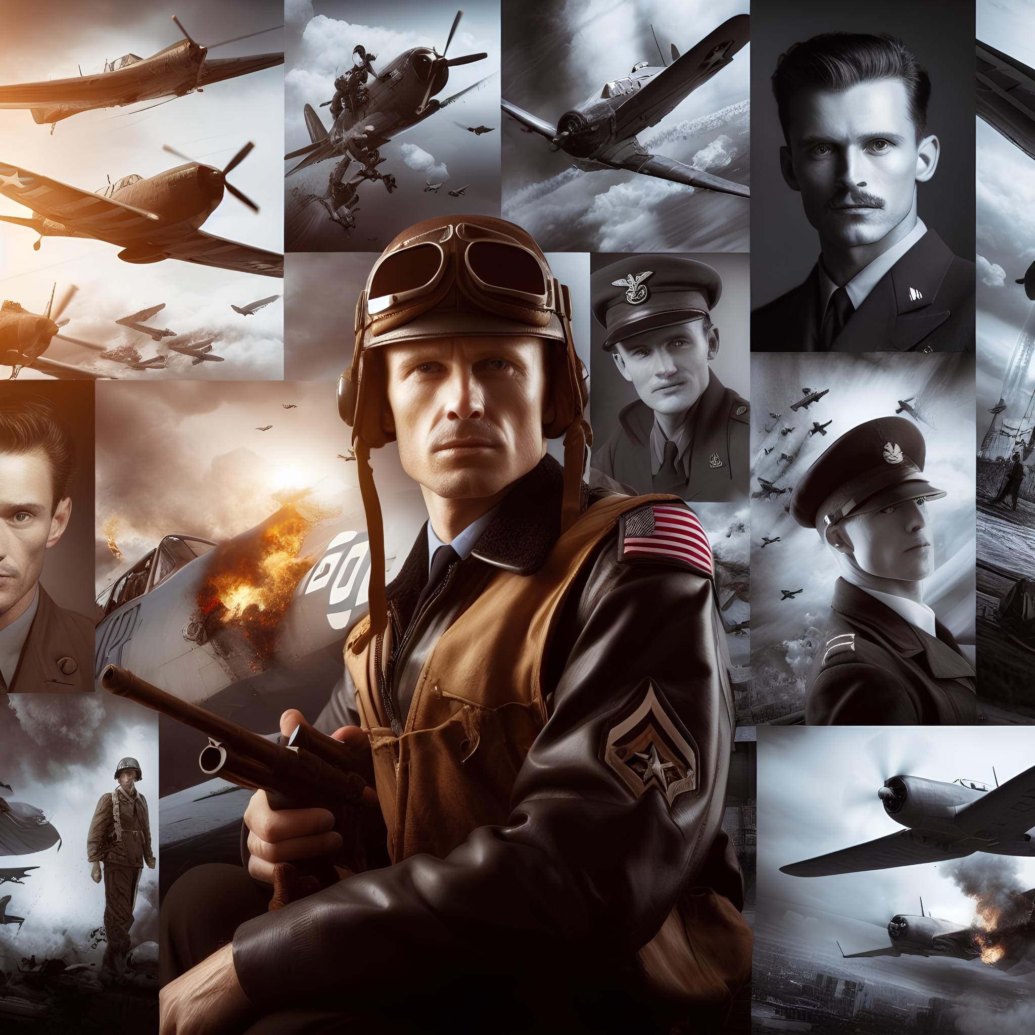 ikinci dünya savaşı ünlü pilotlar
