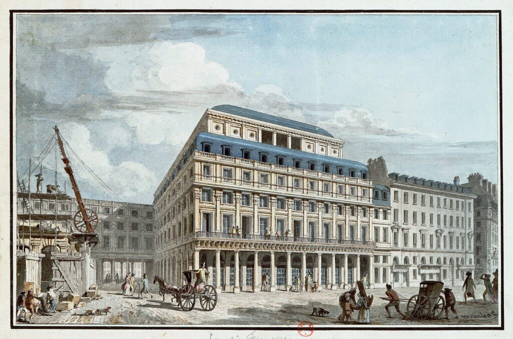 Paris, Salle Richelieu, mimar Victor Louis tarafından tasarlanmıştır. 1799 yılında Comédie-Française'in evi haline gelmiştir.