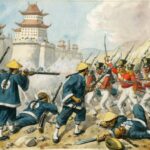 Mançu hükümetinin yenilgisiyle sonuçlanan Chin-Kiang-Foo (Zhenjiang) saldırısında 98. Piyade Alayı