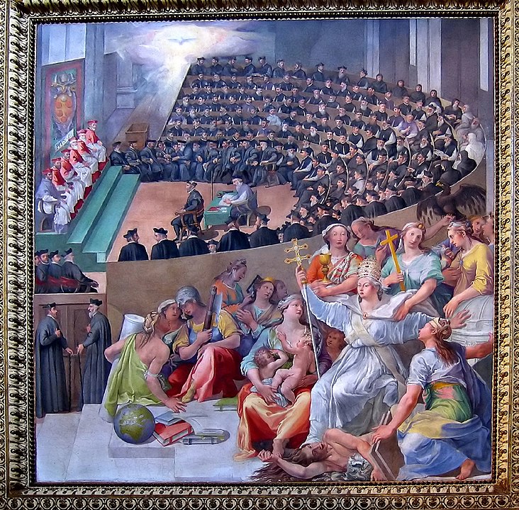 Council of Trent by Pasquale Cati.