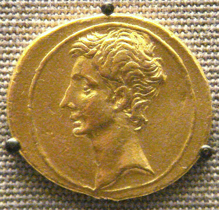 Octavianus'un Aureus'u, MÖ 30 civarı
