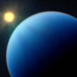 Neptün-altı dış gezegen TOI-421 b'nin sanatsal konsepti