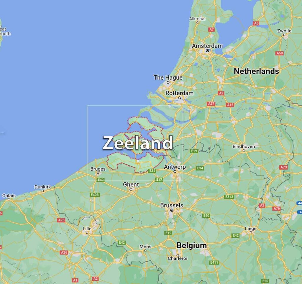 Zeeland Hollanda'da bulunmaktadır.